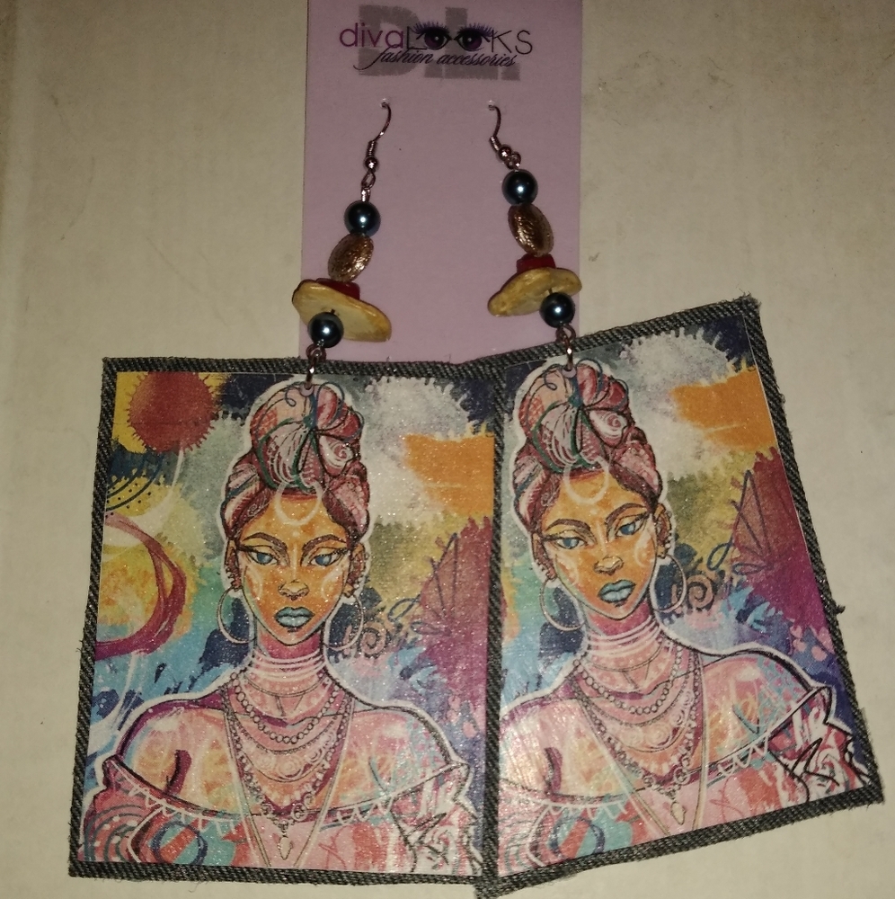 SOLD .Handcrafted earrings